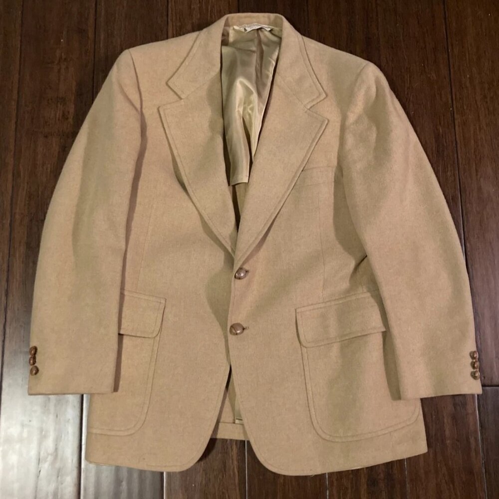 Merritt Schaefer & Brown 100% camel hair jacket coat